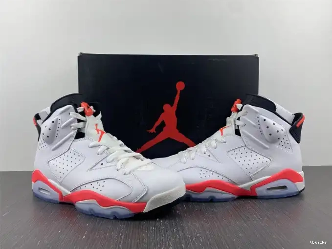 Rep TBK 384664-123 (2014) Infrared White Retro Jordan 6 0519